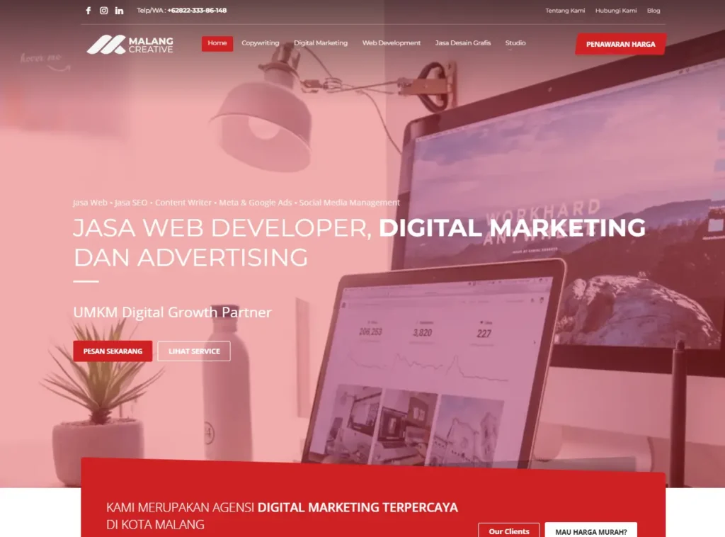 jenis website company profile