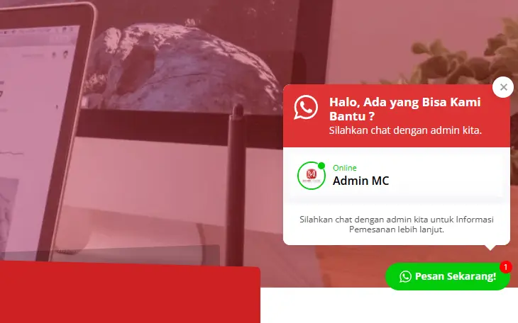 Cara Menambahkan Fitur WhatsApp & Payment Gateway ke Website 2 fitur wa di website